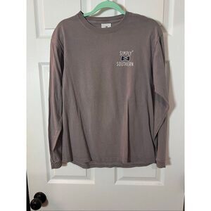 Simply Southern Long Sleeve Graphic Tee – “Suck It Up Buttercup” – Women’s Mediu